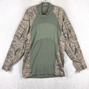 Massif Airman Battle Shirt ABU Men L Camo Flame Resistant Tactical USAF Military
